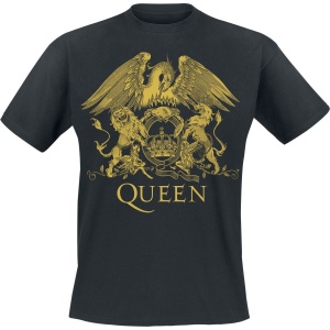 Queen Classic Crest Tričko černá - RockTime.cz