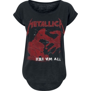 Metallica Kill 'Em All Shattered Dámské tričko černá - RockTime.cz