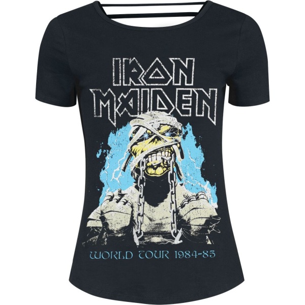 Iron Maiden World Tour Dámské tričko černá - RockTime.cz