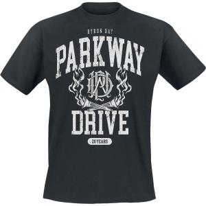 Parkway Drive 20 Years Crest Tričko černá - RockTime.cz