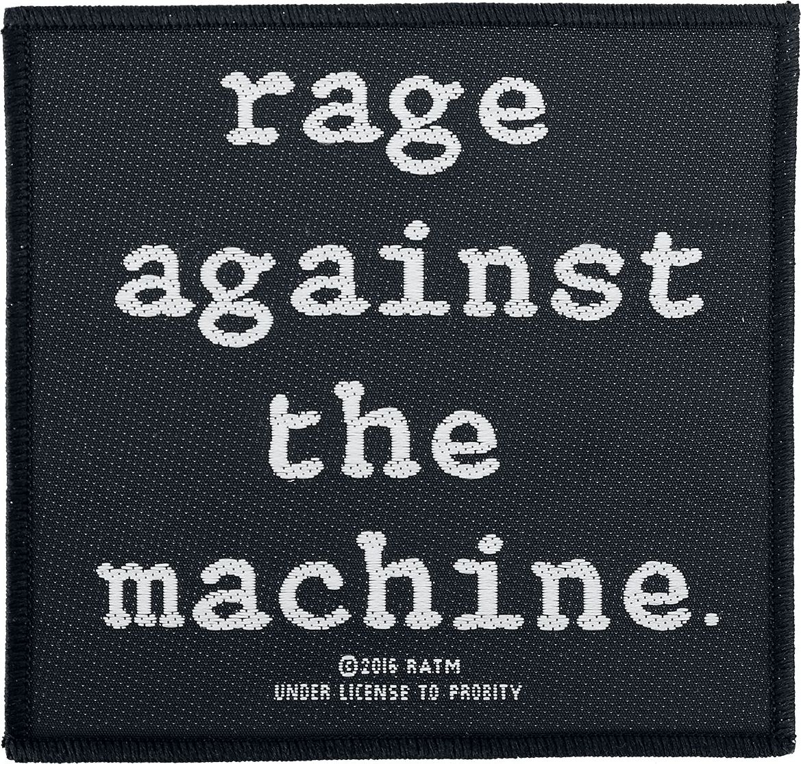 Rage Against The Machine Rage Against The Machine nášivka cerná/bílá - RockTime.cz