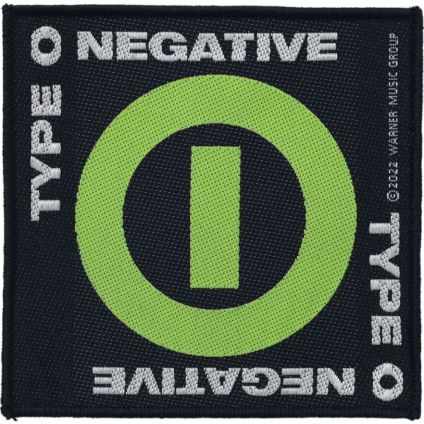 Type O Negative Negative Symbol nášivka cerná/zelená - RockTime.cz