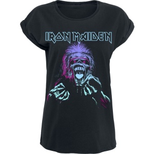 Iron Maiden Pastel Eddie Dámské tričko černá - RockTime.cz