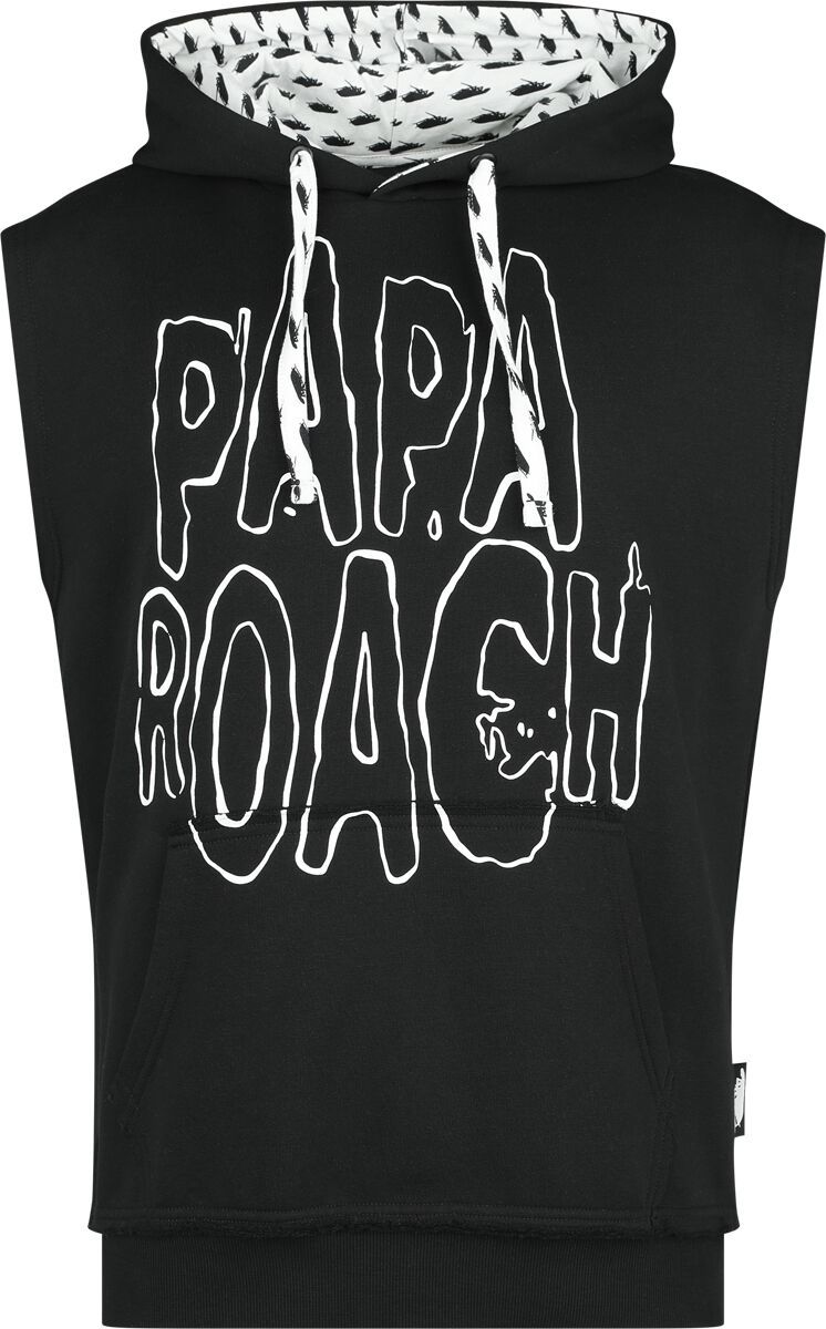 Papa Roach EMP Signature Collection Mikina s kapucí cerná/bílá - RockTime.cz