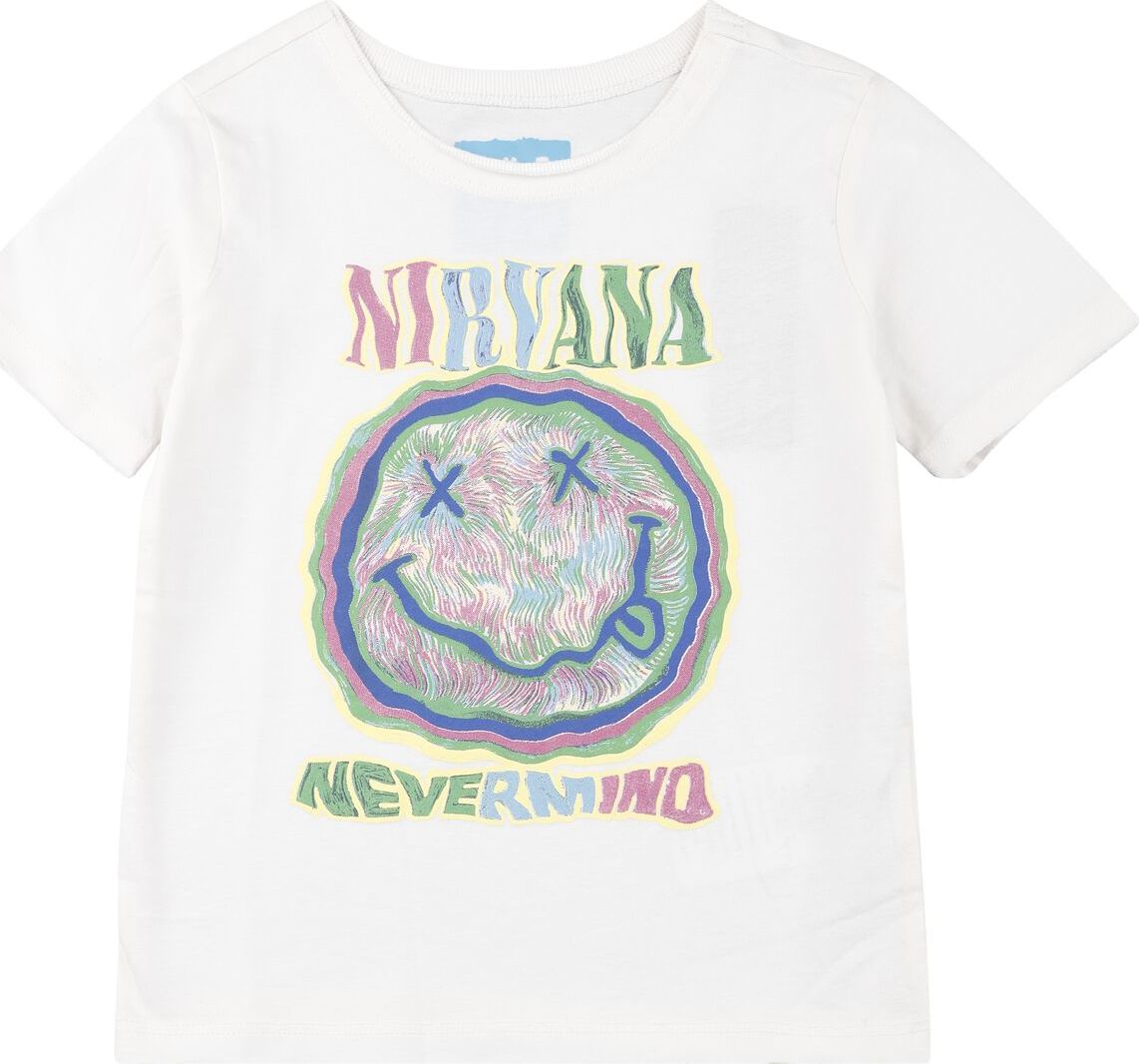 Nirvana Amplified Collection - Kids - Scribble detské tricko šedobílá - RockTime.cz