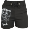 Motörhead Logo England Dámské šortky černá - RockTime.cz