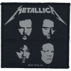 Metallica Black album nášivka cerná/bílá - RockTime.cz