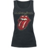 The Rolling Stones Plastered Tongue Dámský top černá - RockTime.cz