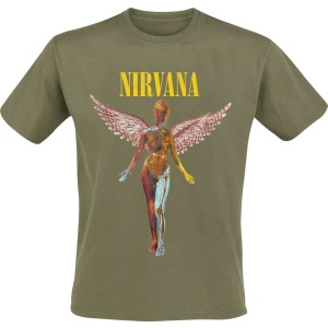 Nirvana Angel Tričko zelená - RockTime.cz