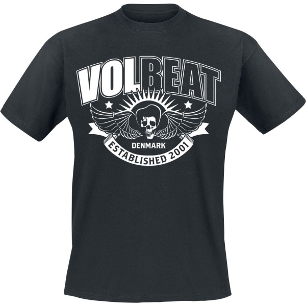 Volbeat Skullwing Ribbon Tričko černá - RockTime.cz