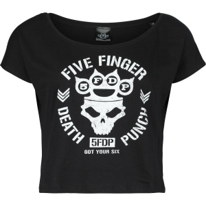 Five Finger Death Punch Logo Dámské tričko černá - RockTime.cz