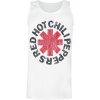 Red Hot Chili Peppers Distressed Logo Tank top bílá - RockTime.cz