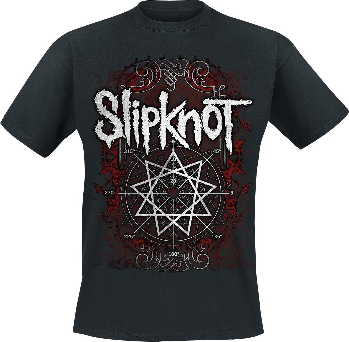 Slipknot Framed Flourishes Tričko černá - RockTime.cz