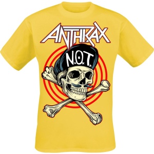 Anthrax Not Man Tričko žlutá - RockTime.cz