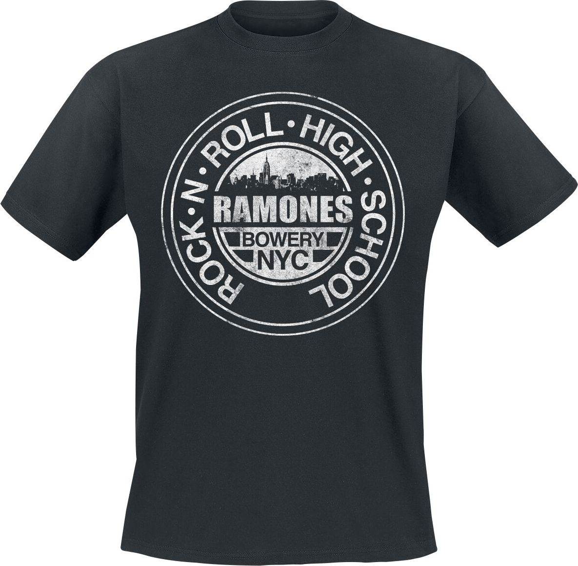 Ramones Bowery NYC Tričko černá - RockTime.cz