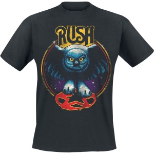 Rush Owl Star Tričko černá - RockTime.cz