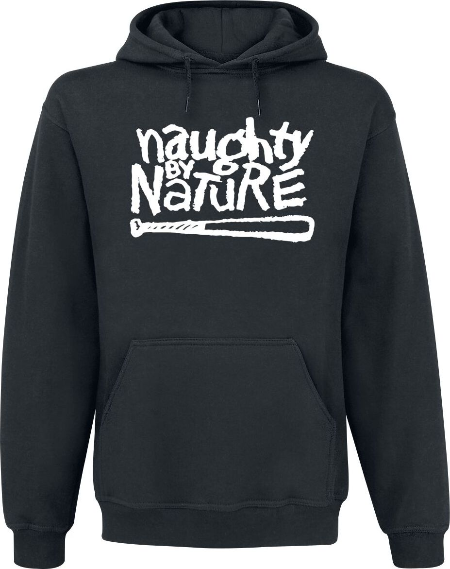 Naughty by Nature Classic Logo Mikina s kapucí černá - RockTime.cz