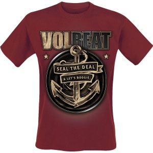 Volbeat Anchor Tričko červená - RockTime.cz