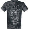AC/DC Back in Black Tričko šedá/cerná - RockTime.cz