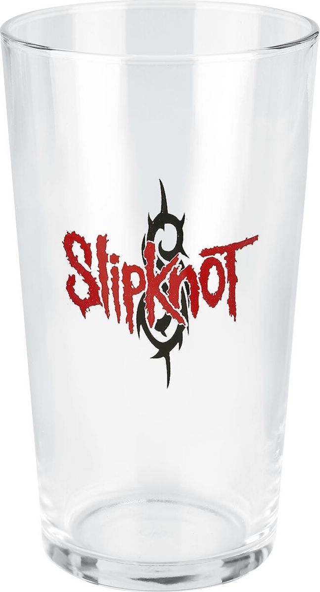 Slipknot Slipknot Logo pivní sklenice transparentní - RockTime.cz