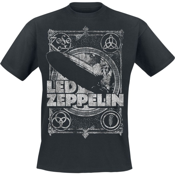 Led Zeppelin Shook Me Tričko černá - RockTime.cz
