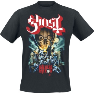 Ghost Rite Here Poster Tee Tričko černá - RockTime.cz