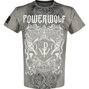 Powerwolf EMP Signature Collection Tričko šedá - RockTime.cz