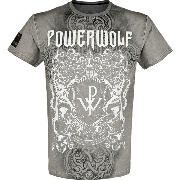 Powerwolf EMP Signature Collection Tričko šedá - RockTime.cz