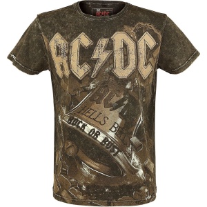 AC/DC EMP Signature Collection Tričko hnědá - RockTime.cz