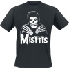 Misfits Misfits Skull Tričko černá - RockTime.cz