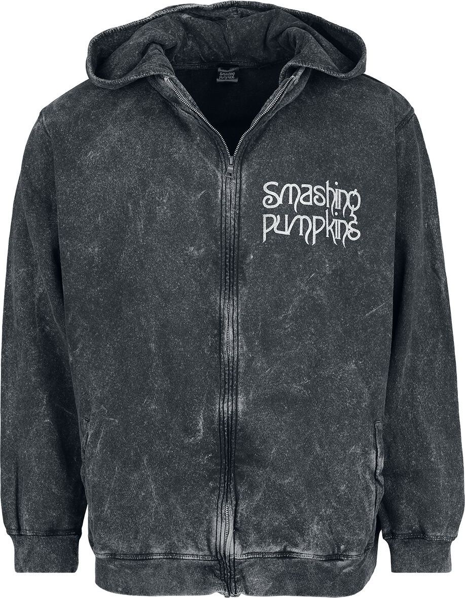 The Smashing Pumpkins Star Logo Mikina s kapucí na zip šedá - RockTime.cz