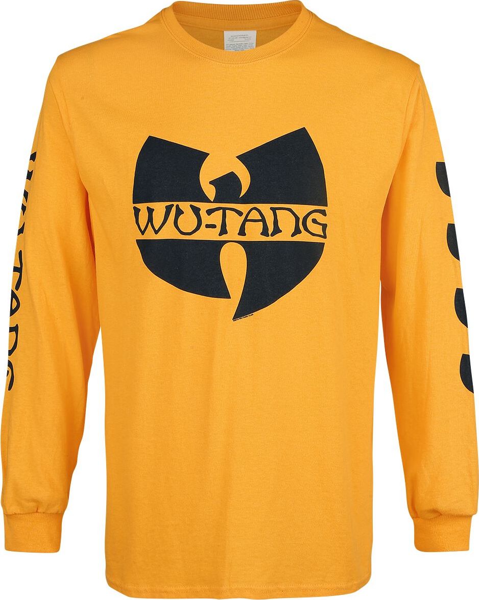 Wu-Tang Clan Black Logo Tričko s dlouhým rukávem žlutá - RockTime.cz