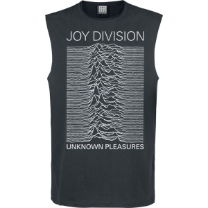 Joy Division Unknown pleasures Tank top charcoal - RockTime.cz