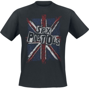 Sex Pistols Union Jack Tričko černá - RockTime.cz