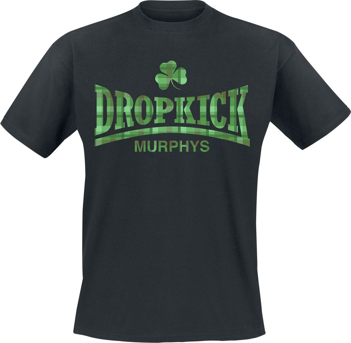 Dropkick Murphys Fighter Plaid Tričko černá - RockTime.cz