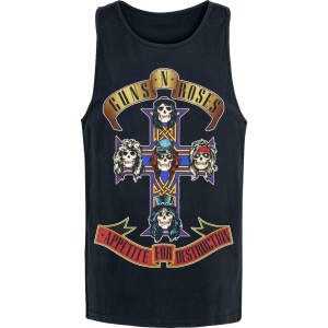 Guns N' Roses Appetite For Destruction Tank top černá - RockTime.cz