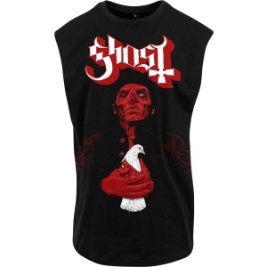 Ghost Dove Red Logo Tank top černá - RockTime.cz