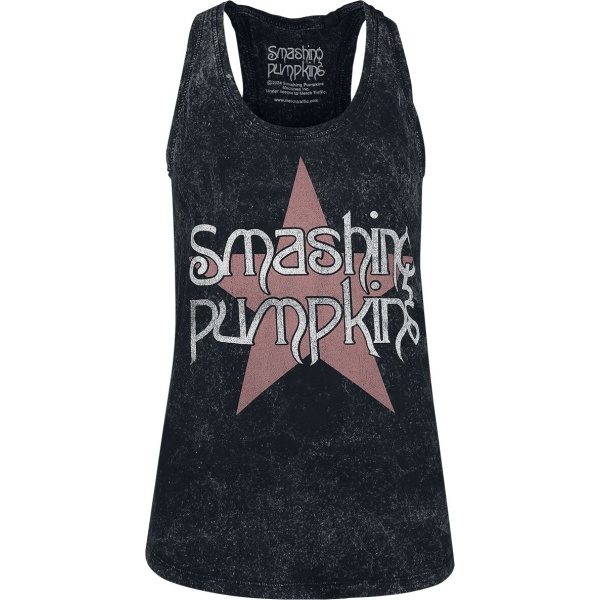 The Smashing Pumpkins Star Logo Dámský top šedá - RockTime.cz