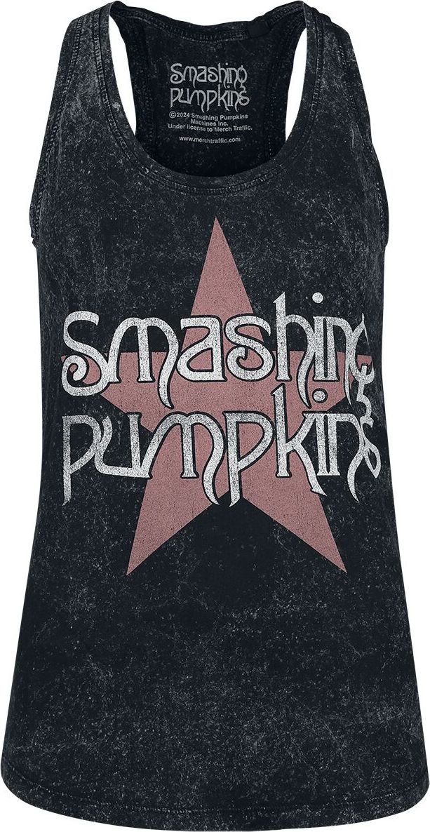 The Smashing Pumpkins Star Logo Dámský top šedá - RockTime.cz