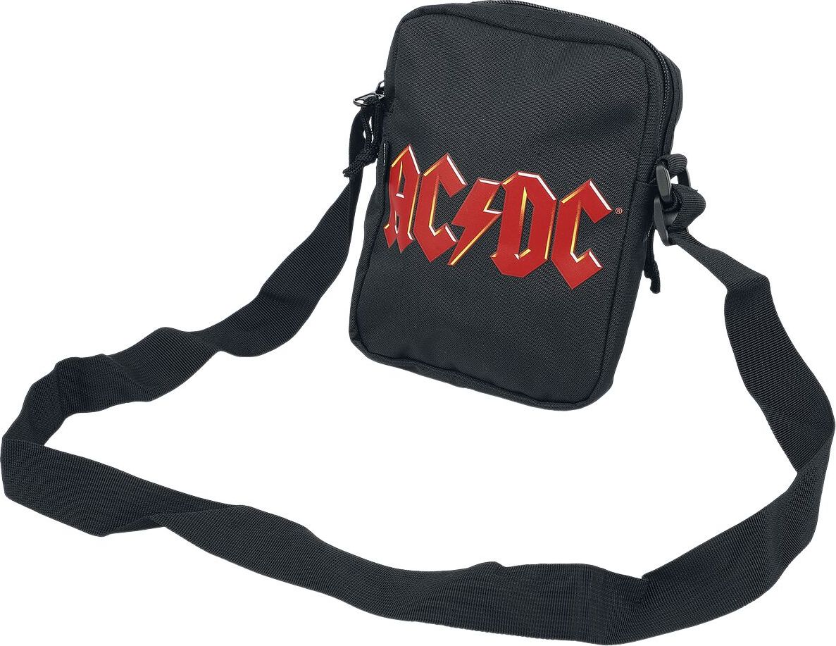 AC/DC Rocksax - AC/DC Logo Taška pres rameno cerná/cervená - RockTime.cz