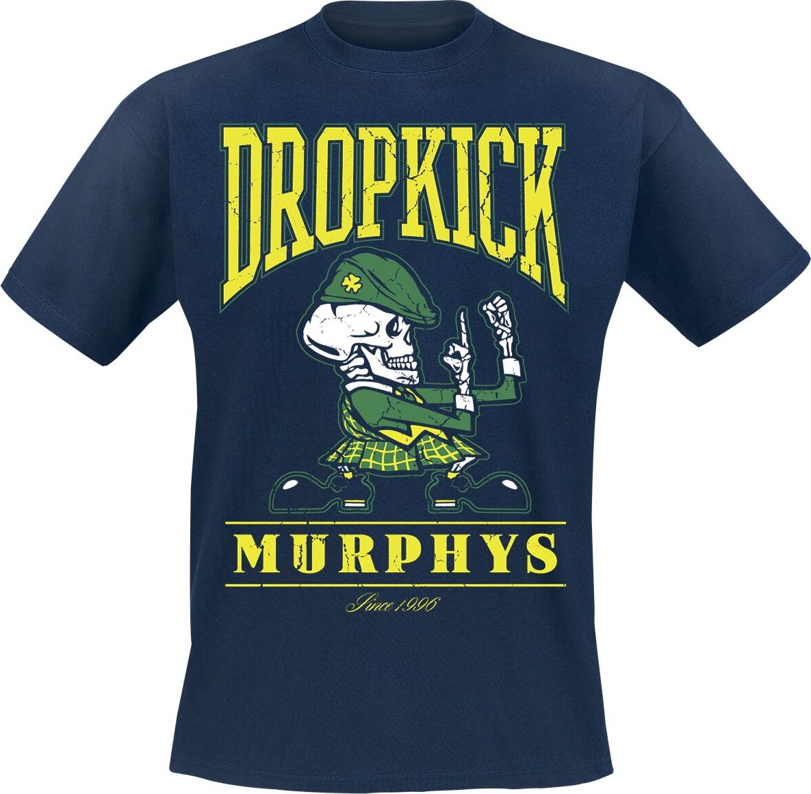 Dropkick Murphys Fist Up Tričko námořnická modrá - RockTime.cz