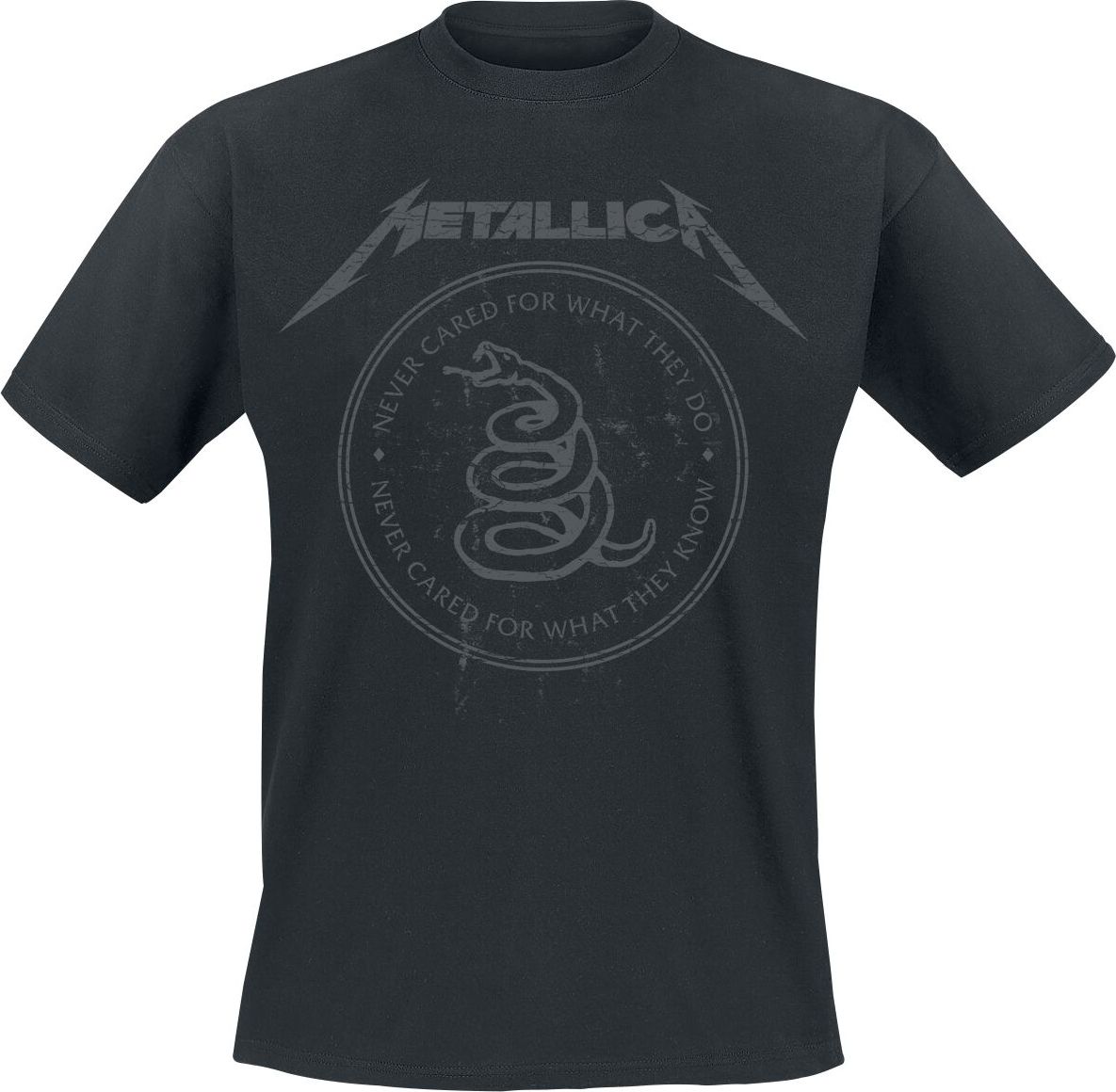 Metallica Snake Ring Tonal Tričko černá - RockTime.cz