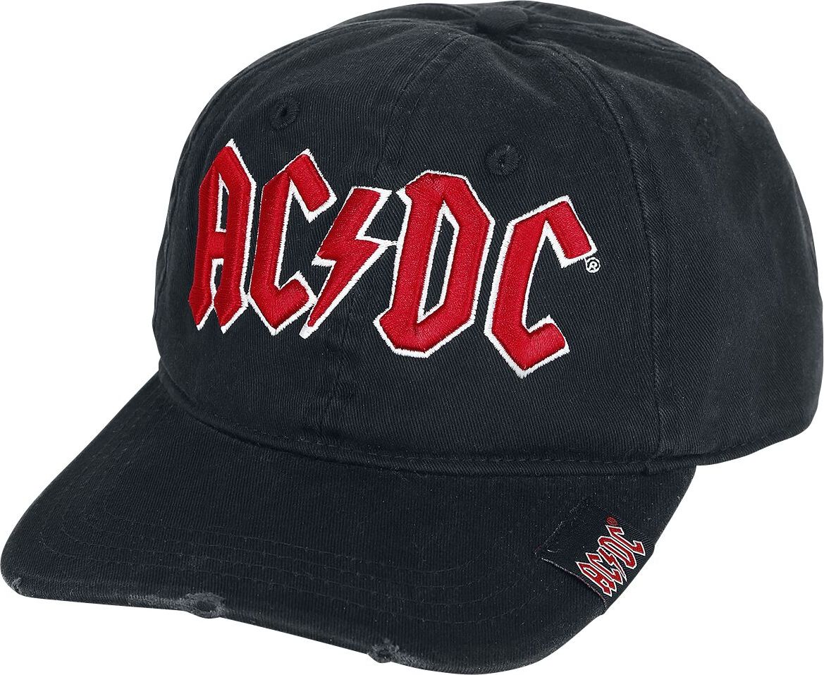 AC/DC Logo Baseballová kšiltovka černá - RockTime.cz