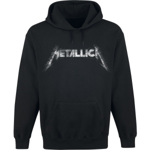 Metallica Spiked Logo Mikina s kapucí černá - RockTime.cz