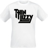 Thin Lizzy Classic Stacked Logo Tričko bílá - RockTime.cz