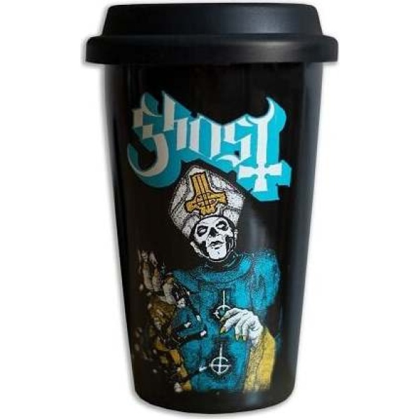 Ghost Travel Mug kávový šálek vícebarevný - RockTime.cz