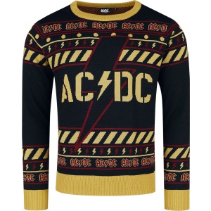 AC/DC Holiday Sweater 2024 Pletený svetr vícebarevný - RockTime.cz