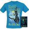 Iron Maiden Fear Of The Dark - Glow In The Dark Tričko modrá - RockTime.cz