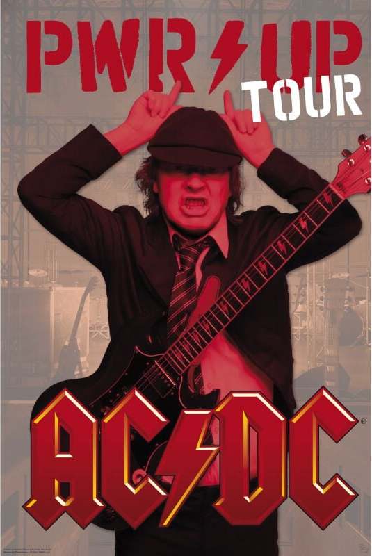 AC/DC PWR UP Tour plakát vícebarevný - RockTime.cz