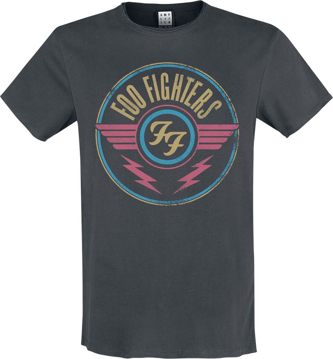 Foo Fighters Amplified Collection - Air Tričko charcoal - RockTime.cz